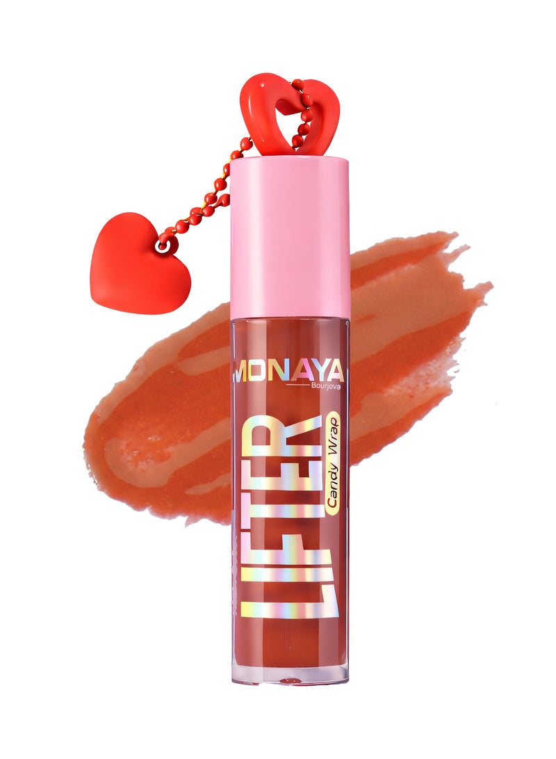 Monaya G029 Candy Wrap Lip Gloss – Glassy Gloss Finish for Fuller-Looking Lips, Rich Sheer Color Enhancing Natural Lip Tone, Lightweight Non-Sticky Formula, All-Day Hydration - Image 2